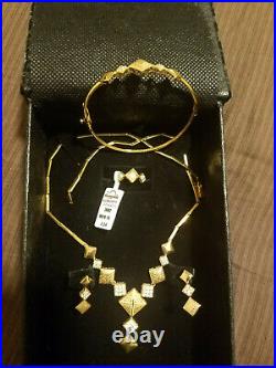 21K Solid Gold set 28.76 Grams brand new perfect gift