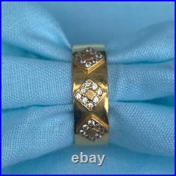 22K Pure Gold Ring Women Jewelry Design Set Customized Sizes 4.15 Gram