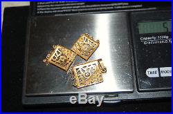 22K Solid Yellow Gold Pendant Earrings Set 5.3grams 22KT Pure 3 PIECE SET