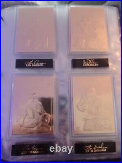 22KT Gold Football Cards From The Danbury Mint Set 1-50 Perfect Condition