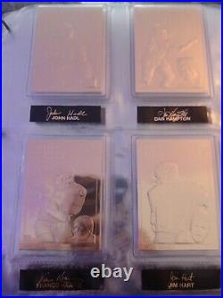 22KT Gold Football Cards From The Danbury Mint Set 1-50 Perfect Condition