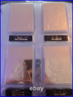 22KT Gold Football Cards From The Danbury Mint Set 1-50 Perfect Condition