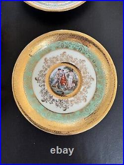 24 Karat Gold Le Mieux, TK Thun Bohemia & Victoria Czechoslovakia Antique China