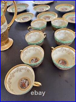 24 Karat Gold Le Mieux, TK Thun Bohemia & Victoria Czechoslovakia Antique China