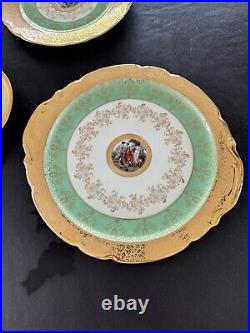 24 Karat Gold Le Mieux, TK Thun Bohemia & Victoria Czechoslovakia Antique China