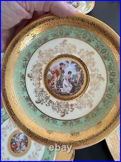 24 Karat Gold Le Mieux, TK Thun Bohemia & Victoria Czechoslovakia Antique China