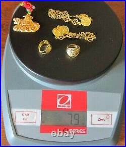 24K pure Gold Korean. 999 Dol Doljanchi Dohl tol Bullion baby set 2000 jewelry
