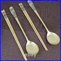 24k Pure Gold Plated A Set Of 2 Gold Spoons Owl Patterns Gift For Loved