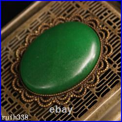 3.8 China Pure copper Handmade set gemstone Cloisonne Hand warmer