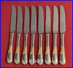 38 Pcs LINDA Retroneu Gold Accent 18-0 Stainless Steel Korea HOLIDAY PERFECT
