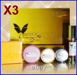 3X Mache're Gold Set Whitening Cream Total Perfect Bright Smooth Face Skin Care