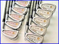 4STAR GOLD MOLE Perfect 10pc HONMA LB-708 H&F R-FLEX IRONS SET GOLF NWO