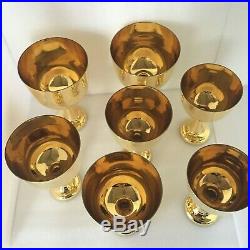 4th Octave 24K gold Crystal Singing Grail 7 Pcs Set Perfect pitch 432/440HZ