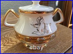 50th Anniversary Tea Set Vintage Gibson China Perfect Golden Wedding Gift