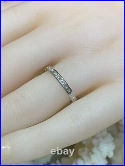 75ct Real Diamond 40% set Eternity / Wedding Ring. 18ct Pure White Gold- Size M