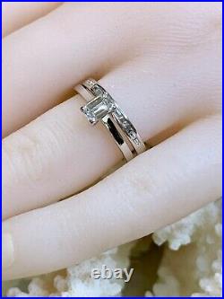 75ct Real Diamond 40% set Eternity / Wedding Ring. 18ct Pure White Gold- Size M