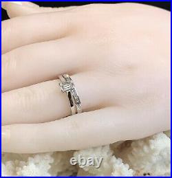 75ct Real Diamond 40% set Eternity / Wedding Ring. 18ct Pure White Gold- Size M