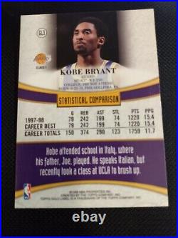 97-98 topps koby bryant GL3 player card perfect condition ungraded