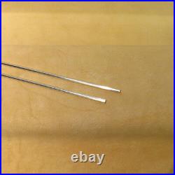 9999 Pure Silver Wire 7 Gauge (2) 8 inch Rods flush cut Guaranteed 99.99%+