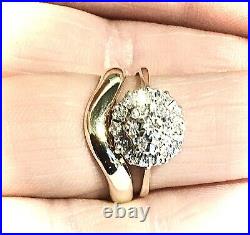 9CT Yellow Gold wedding set Engagement Wedding Diamond Perfect fit