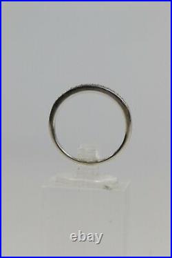 9ct Perfect Fit White Gold Diamond Ring Set 375 Size O 1/2