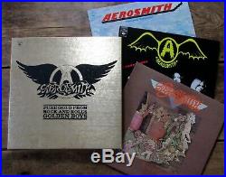 AEROSMITH Pure Gold From Rock And Roll's Golden Boys (1976) 3 LP Boxed Set EX