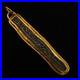 Abstract Sterling Silver Bar in 24k Yellow Gold Setting Free Shipping USA
