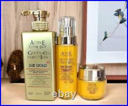 Active Caviar Drip 24k Gold Body Milk Set 3 Pieces