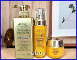 Active Caviar Drip 24k Gold Body Milk Set 3 Pieces