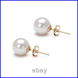 Akoya Pearl Earrings 5-10mm AAA Japanese Akoya Pearl Earring Studs Earrings Sets