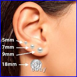 Akoya Pearl Earrings 5-10mm AAA Japanese Akoya Pearl Earring Studs Earrings Sets