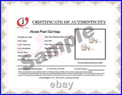 Akoya Pearl Earrings 5-10mm AAA Japanese Akoya Pearl Earring Studs Earrings Sets