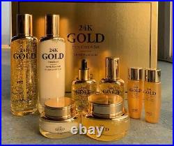 Anjo 24K Gold Prime Ampoule Special Set 8pcs Set 99.9% Pure Gold K-Beauty