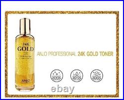 Anjo 24K Gold Prime Ampoule Special Set 8pcs Set 99.9% Pure Gold K-Beauty