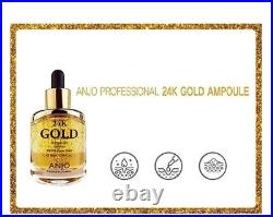 Anjo 24K Gold Prime Ampoule Special Set 8pcs Set 99.9% Pure Gold K-Beauty