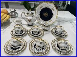 Antique Vintage Weimar Anna Amalia Full Tea Set+ Cake Platter. Perfect
