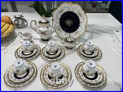 Antique Vintage Weimar Anna Amalia Full Tea Set+ Cake Platter. Perfect