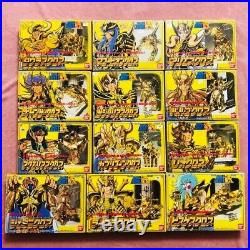 BANDAI vintage figure Saint Seiya Gold Cross 12 Constellation Set Perfect JAPAN