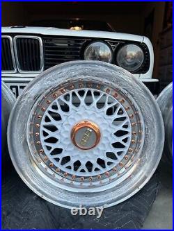 BBS Wheels 4x100 17x8 17x9 set perfect fit for e30