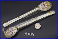 BOVIUM Korean 990 Pure Silver & 24K Gold Turtle Inlay Spoon Chopstick 4 Pc Set