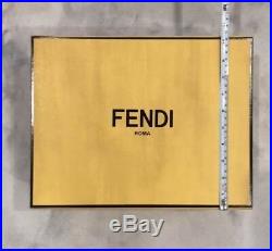 BRAND NEW PERFECT Authentic Fendi Magnetic Box Gift Set + Extras 13 x10 x 5.5