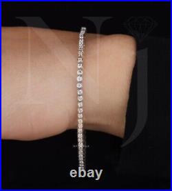 Baguette Cut Bar Set Moissanite Tennis Bracelet Perfect Gift For Anniversary