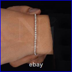 Baguette Cut Bar Set Moissanite Tennis Bracelet Perfect Gift For Anniversary