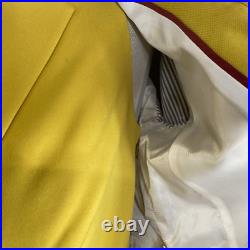 Banana Republic Perfect Sleeveless Belted Shift Dress Blazer Suit Set Gold 4