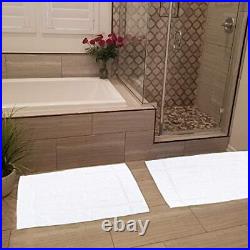 Bath Mat Towel 18x25/20x30 Bathroom Shower Mat Pack 12, 48 Cotton Blend Non-Slip