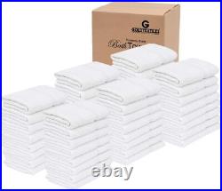 Bath Towel 24x48 Cotton Blend Bulk Pack of 6,12,48,60,120 Pool Spa Resort Towels