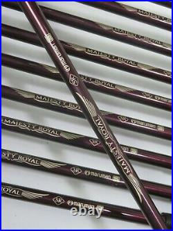 Best offer Perfect 10pc Rare SR-FLEX MARUMAN MAJESTY ROYAL IRONS SET NWO