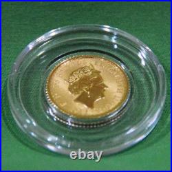 Britannia Gold Coin Pure Gold K24 1/10oz 2023 UK Unused Mint Set