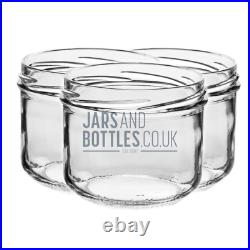 Bulk Set of 260ml Verrine jam jars perfect for pate, hummus, olives (Inc Caps)