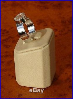 CHOPARD Ring White Gold Diamond Setting PERFECT with New Box 82/2936-20 size 53